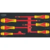 Module de tournevis isolés 1000V ULTIMATE Fente - POZIDRIV, 6 pièces KS TOOLS 713.6016