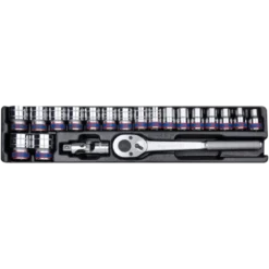 Module Douilles 1/2" 6 Pans - 20 Pièces King Tony - 94319MR02
