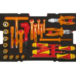 Module d'outils isolés pour boites de transport SCM 25 pièces KS TOOLS 716.0025