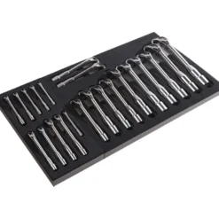 Module Mousse 3/3 De 22 Cles A Pipe Debouchee Polie 6/6 Pans SAM Outillage - 94-SDJ22MM