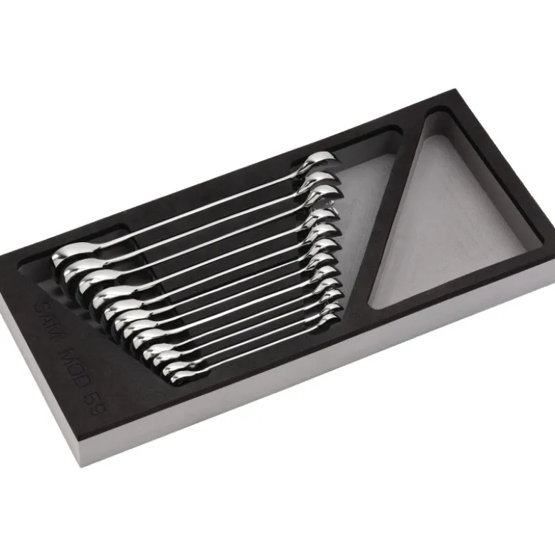 Module Mousse 1/3 De 12 Cles Mixtes A Cliquet 50-Csi En Mm SAM Outillage - 50-CSI-J12MM