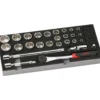 Module Mousse 1/3 De 27 Outils 1/2'' 12 Pans En Mm SAM Outillage - 75-S27MM