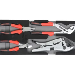 Module Mousse 1/3 De 4 Pinces Chromees Polies SAM Outillage - P13-J4MM