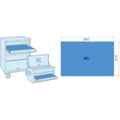Module Mousse + Pp 15 Clés À Pipe 8-32Mm King Tony - 91815MRE