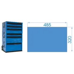 Module Mousse + Pp Douilles 1/2" Et Accessoires - 56 Pièces King Tony - 995156MRE