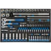 Module Mousse + Pp Douilles Et Accessoires 1/2" 3/8" 1/4" - 95 Pcs King Tony - 99004MRE