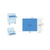 Module Mousse + Pp Douilles Et Accessoires Isolés 1/2" - 32 Pièces King Tony - 945VE02MRV