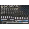Module Mousse + Pp 84 Pièces Douilles 1/2" Et Accessoires King Tony - 94584MRE