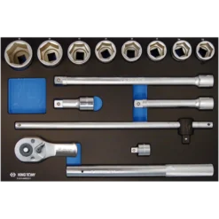 Module Mousse + Pp 14 Pièces Douilles 3/4" Et Accessoires King Tony - 96314MRE01