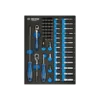 Module Mousse + Pp 62 Pièces 1/4" 4-14Mm Courtes Et Longues-Embouts King Tony - 92562MRE