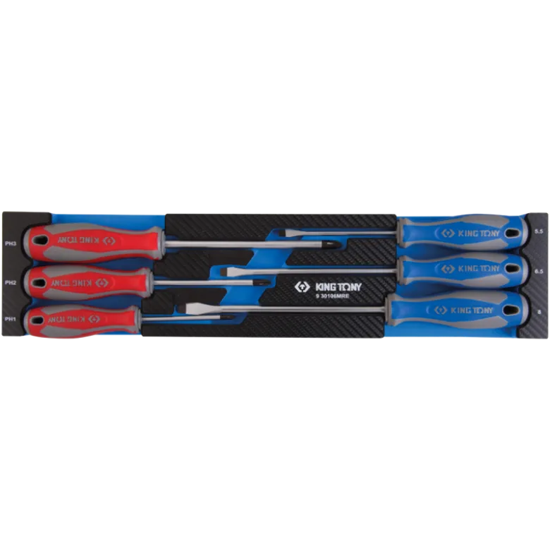 Module Mousse + Pp 6 Pièces Tournevis King Tony - 930106MRE