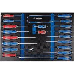 Module Mousse + Pp 19 Pièces Tournevis- Doigt Magnétique King Tony - 931919MRE01