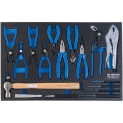 Module Mousse + Pp Pinces Et Outils De Frappe 17 Pcs King Tony - 990217GRE03