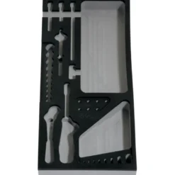 Module Mousse 1/3 Vide Pour Douilles Et Accessoires 1/4'' SAM Outillage - MOD-66