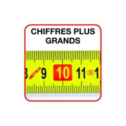 Mètre Ruban Action Chromed 5m 19mm METRICA - 08214