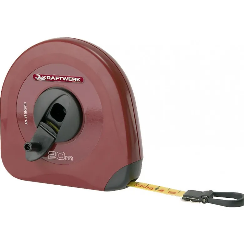 Mètre à ruban long fibre de verre 10 m KRAFTWERK 4716-1013