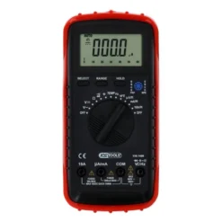 Multimètre numérique avec piges contrôle et pinces croco KS TOOLS - 150.1480