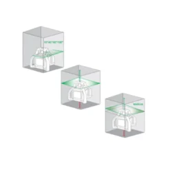 Niveau laser Rotatif Horizontal H4 Green avec Récepteur Millimétrique- METRICA 89321