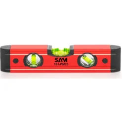 Niveau Ultra Compact A Semelle Magnetique 23 Cm SAM Outillage - 161-PM-23