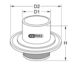 Outil de montage pour capteur ABS Volvo FM KS TOOLS 460.3965