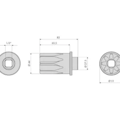 Outil de rotation volants moteurs renault magnum CLAS OM 0328