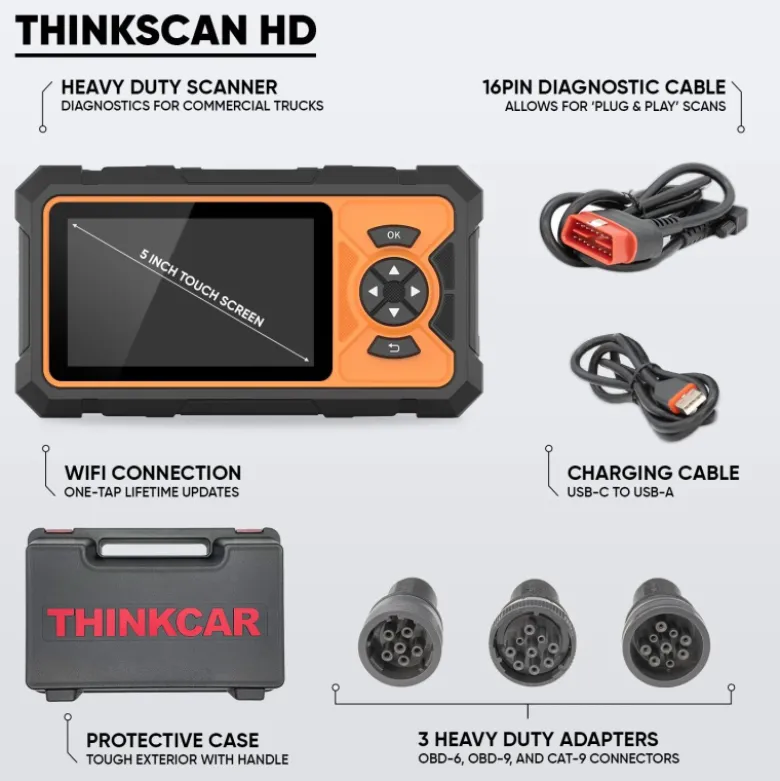 Outil diagnostic poids lourds Thinkscan PL 5" multimarque CLAS - 30001107