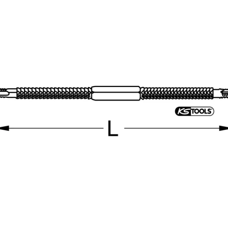 Outil à restaurer le filet, métrique KS TOOLS 150.1340