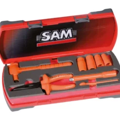 Outils 3/8'' Isoles 1000 Volts - Coffret De 8 SAM Outillage - ZJH-J8PCE