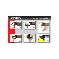 Pack de 6 pinces axiales en coffret Dolex PA6