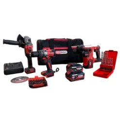Pack d'outils électroportatifs 10 pièces 18V KS TOOLS - 515.4731F-A3