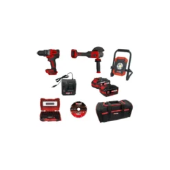 Pack d'outils électroportatifs 9 pièces 18V KS TOOLS - 515.4731F-A2