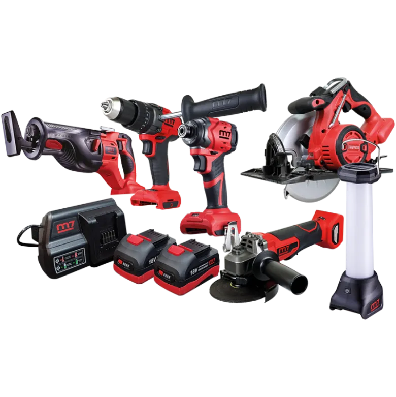 Pack d’outils électroportatifs 18v - 5Ah M7 - M7PACKV12