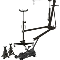 Pack Levage : Cric 3T, Chandelles 3T, Verin 500 Kg, Grue 1T SAM Outillage - PACK-LEV2