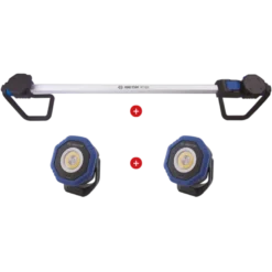 Pack 2 Mini Projecteur 9Ta44W + Support Pour Lampes 87163 King Tony - 9TA44AZ
