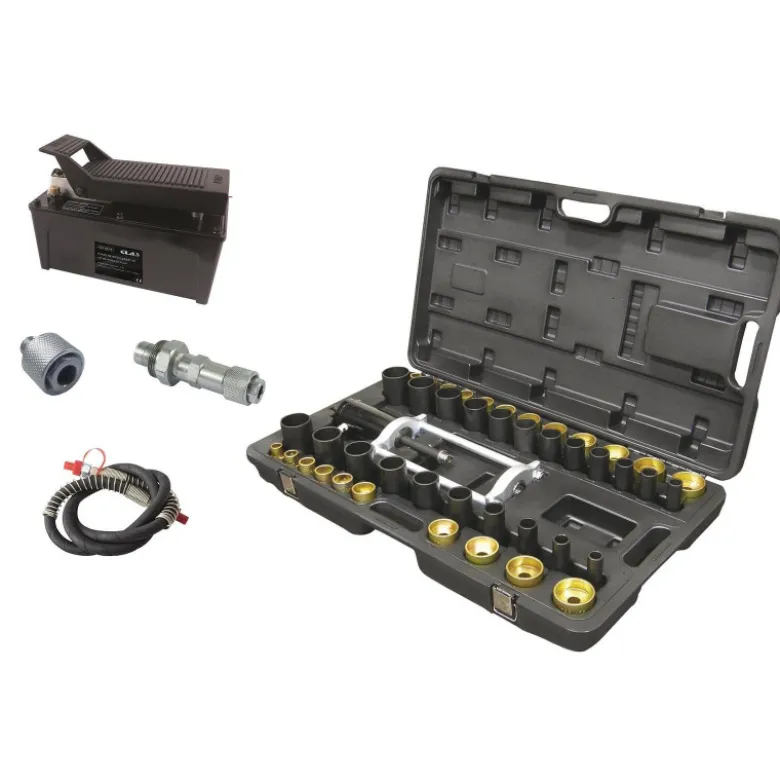 Pack presse hydraulique 18t+pompe air hydraulique/flexible/raccord CLAS OM 9383