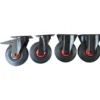 Pack 4 Roulettes D.125 Mm Zinguees 2 Freins + 2 Pivotantes SAM Outillage - RLT-4FR