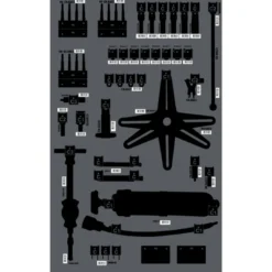 Panneau Embrayage Vide Avec Serigraphie Et Crochets SAM Outillage - PAN-EMB-N