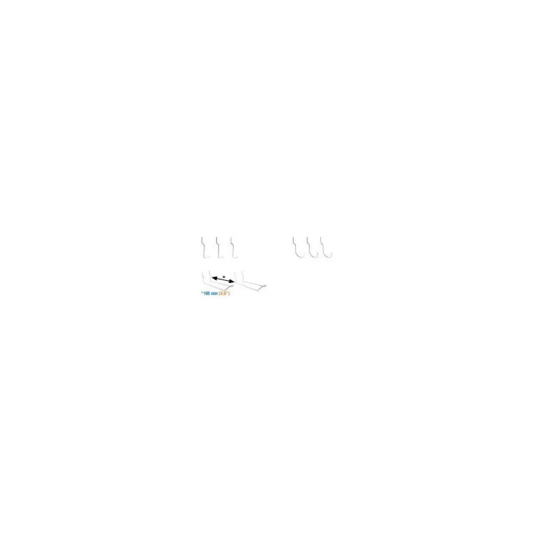 Panneau fond perforé + 8 crochets - SIMONWORK PANELCLICK - 1500x400x35 - SIMONRACK 8425437082757