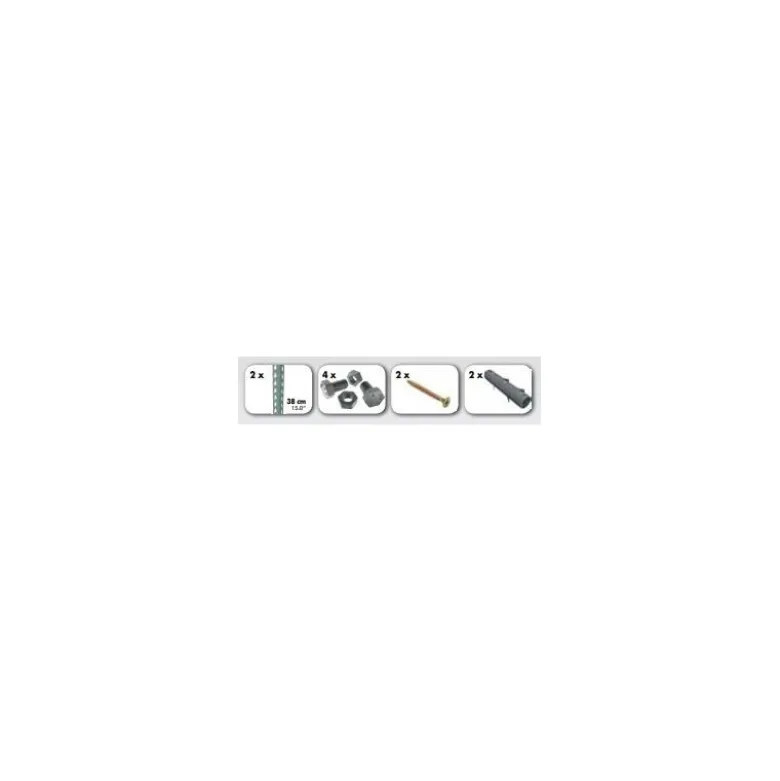Panneau fond perforé + 8 crochets - SIMONWORK PANELCLICK - 1200x400x35 - SIMONRACK 8435104919507