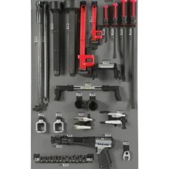 Panneau Geometrie Complet Avec Outils SAM Outillage - PAN-GEO