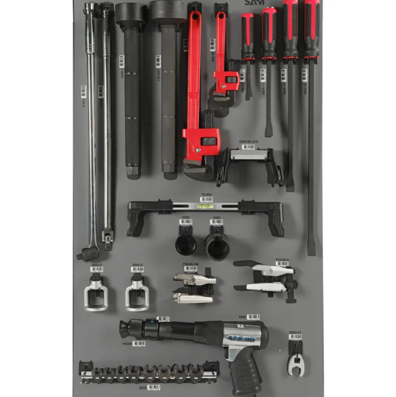 Panneau Geometrie Complet Avec Outils SAM Outillage - PAN-GEO