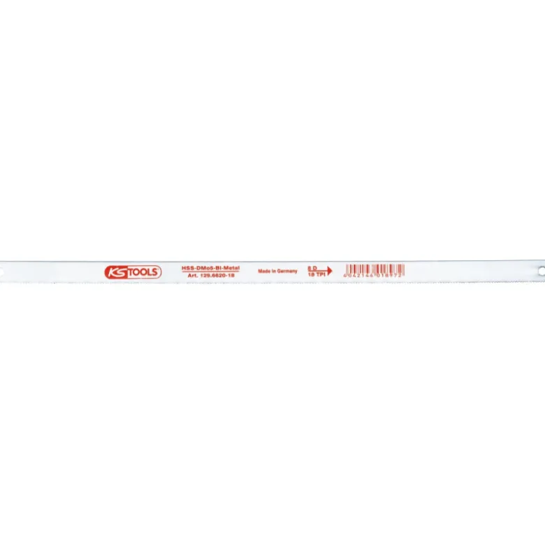 Paquet de 10 Lames de scie à Métaux main bi-métal KS TOOLS