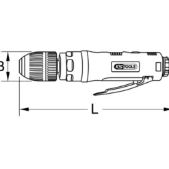Perceuse Droite Pneumatique KS Tools - 515.5435
