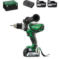 Perceuse visseuse 92 Nm Avec 2 batteries et 1 chargeur HIKOKI - DS18DSDLWPZ