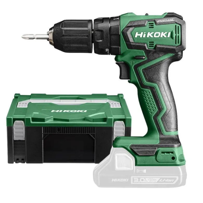Perceuse visseuse à percussion sans fil 18V 55 Nm sans batterie ni chargeur HIKOKI - DV18DDW2Z