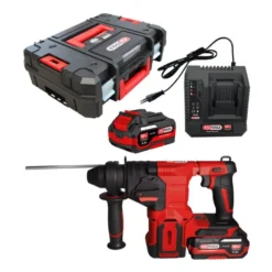 Perforateur en coffret + 2 batteries 18V 900W + chargeur KS TOOLS - 515.4750F