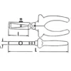 Pince A Denuder Avec Ressort 160 Mm SAM Outillage - 240-R16G