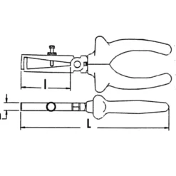 Pince A Denuder Avec Ressort 160 Mm Avec Clip Fme SAM Outillage - 240-R16-G-FME