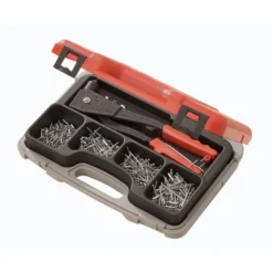 Pince A Riveter Avec 400 Rivets Alu De 4 Mm - Coffret SAM Outillage - 359-C2