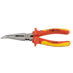Pince À Becs Demi-Ronds Coudés 200Mm Isolée Vde En60900 King Tony - 633608A